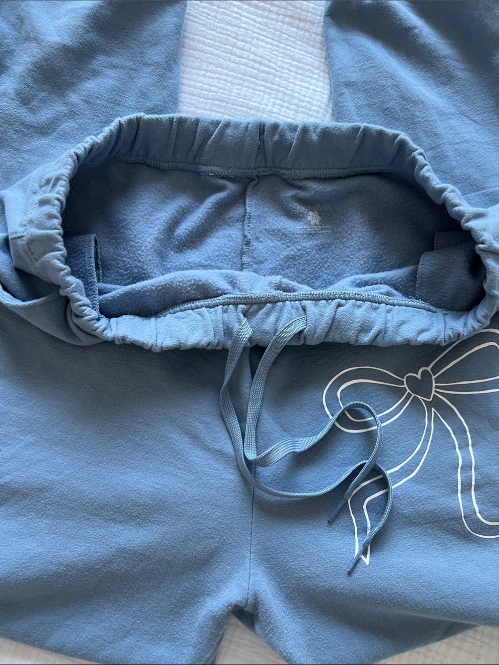 Staykation Blue Bow Sweatpants • Women’s Size XL - Picture 11 of 14